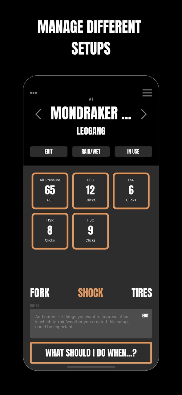 SAGLY - MTB Suspension setup screenshot image 5_Popularmodapk.com