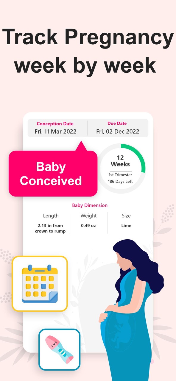 Pregnancy Calculator, Calendar screenshot image 2_Popularmodapk.com