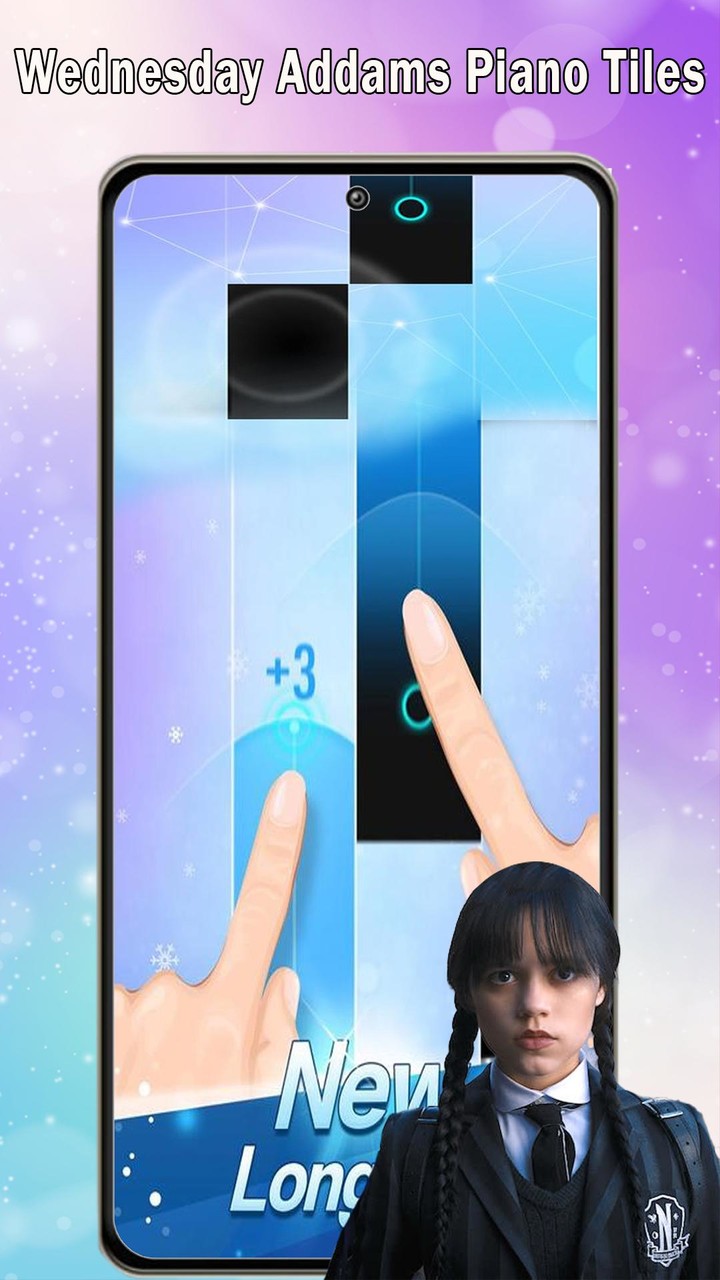 Wednesday Addams  piano tiles screenshot image 5_Popularmodapk.com