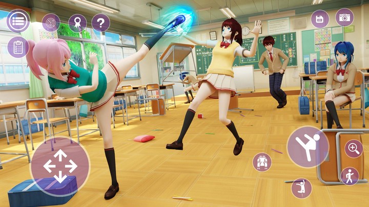 YUMI High School Simulator 3D screenshot image 3_Popularmodapk.com