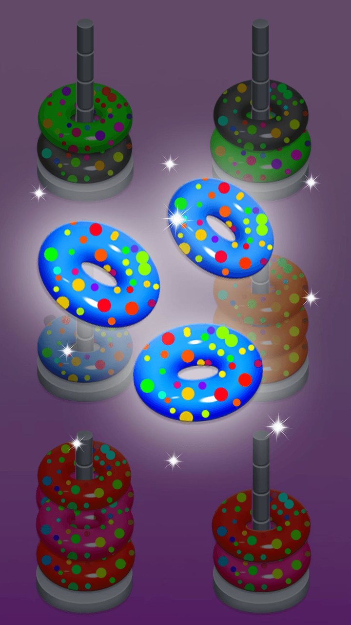 Ring Stack-Color Spot Puzzle screenshot image 3_Popularmodapk.com