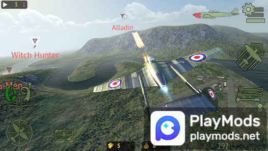 Warplanes: Online Combat<span>(Unlimited purchases)</span> screenshot image 3_Popularmodapk.com