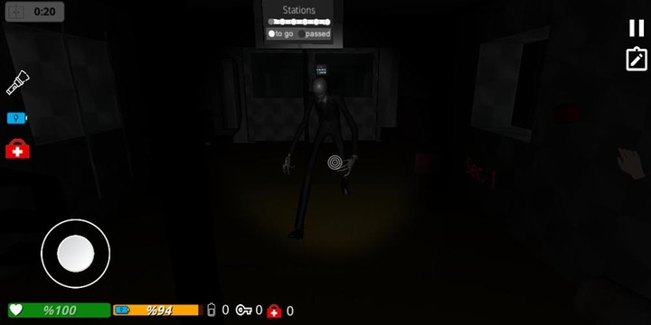 Slenderman Metro : Horror Game screenshot image 2_Popularmodapk.com