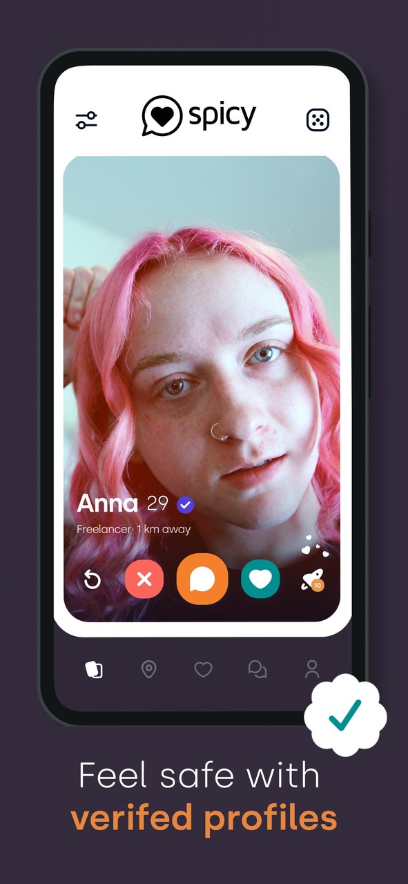 SPICY - Lesbian chat & dating screenshot image 3_Popularmodapk.com