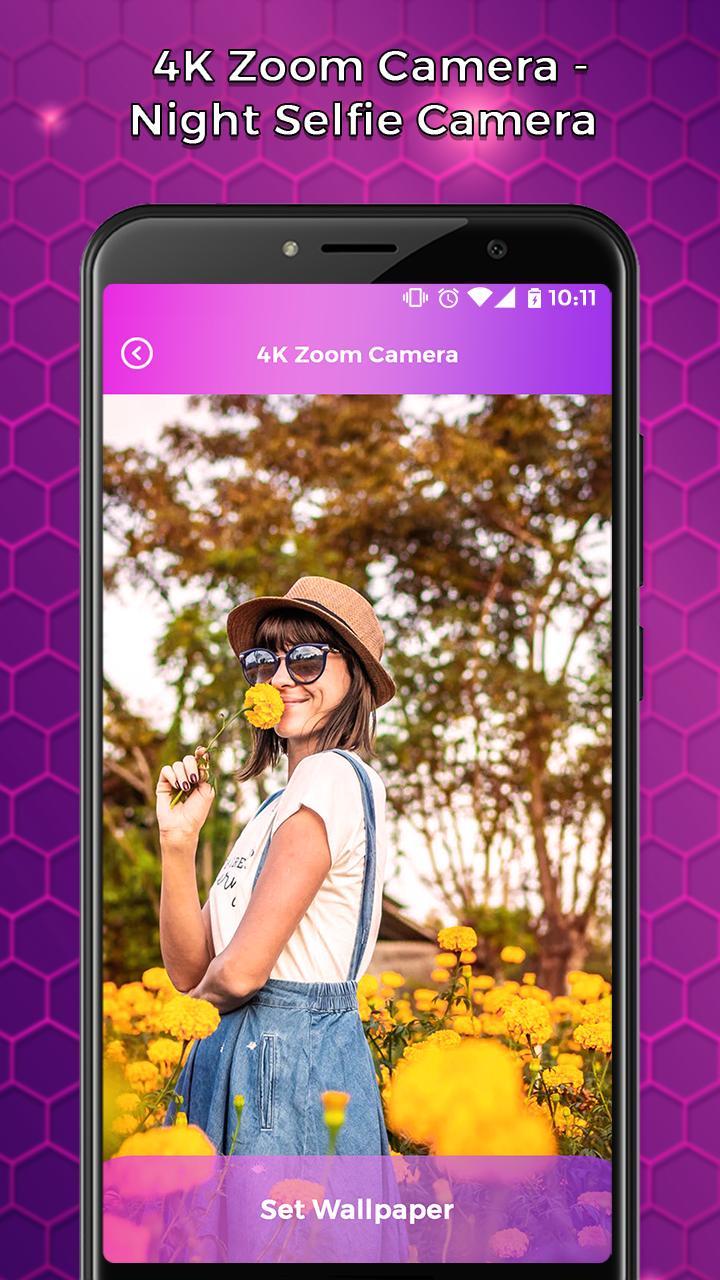4K Zoom Camera - Night Selfie Camera screenshot image 2_Popularmodapk.com