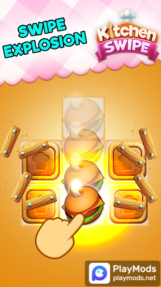 Kitchen Swipe - Swipe 3 Puzzle<span>(Unlimited money)</span> screenshot image 9_Popularmodapk.com