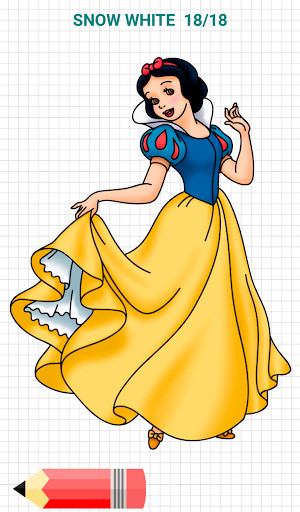 How to Draw Princess screenshot image 1_Popularmodapk.com