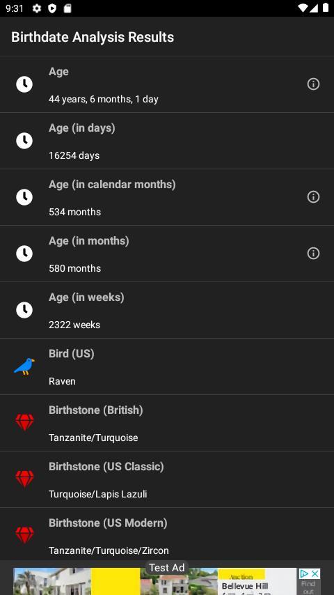 Birthdate Analyzer screenshot image 2_Popularmodapk.com