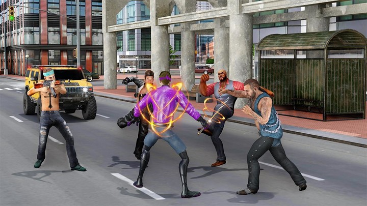 Ninja Rope Hero Vegas City 2 screenshot image 2_Popularmodapk.com