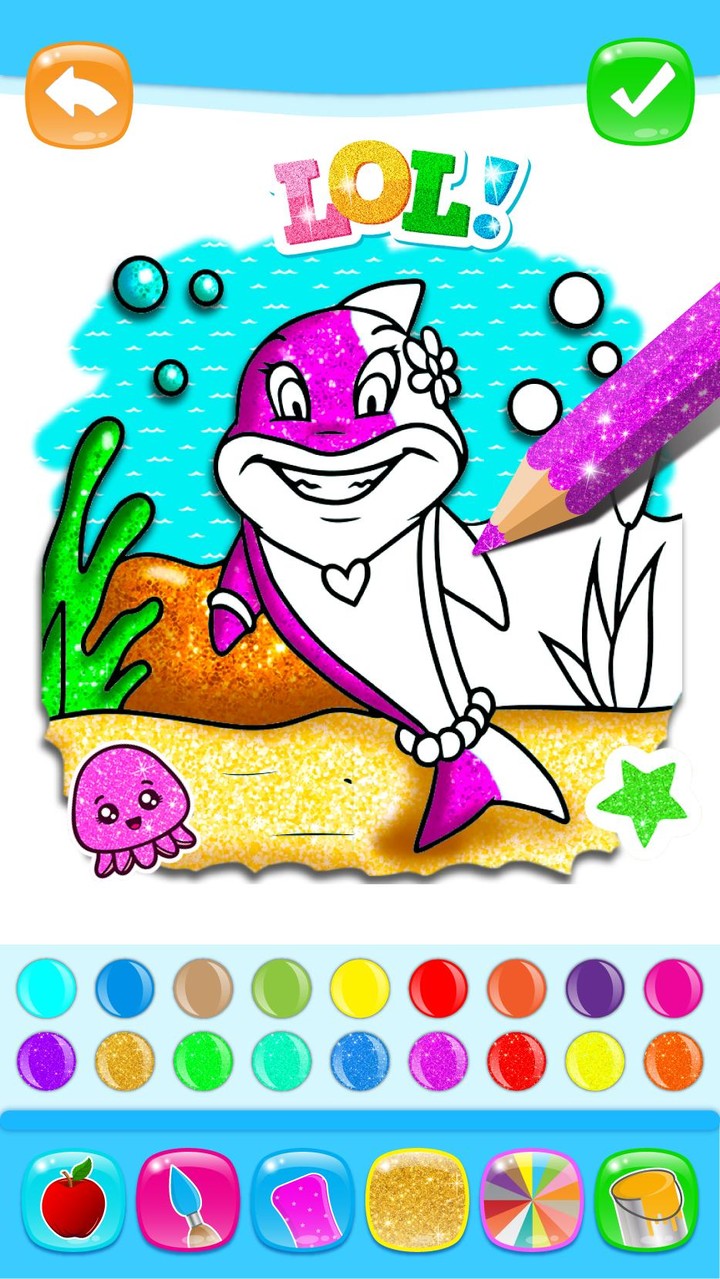 Baby Shark Coloring and Drawing For kids screenshot image 11_Popularmodapk.com