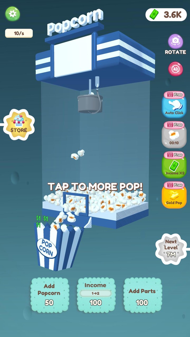 My Popcorn Store: Idle Clicker screenshot image 3_Popularmodapk.com