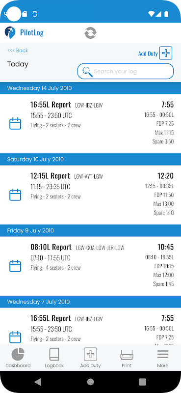 PilotLog screenshot image 5_Popularmodapk.com