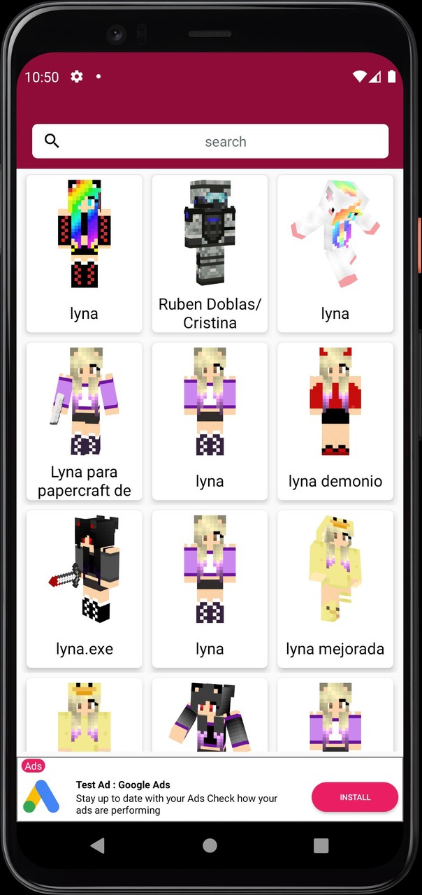 Skin de Lyna Para Minecraft screenshot image 4_Popularmodapk.com