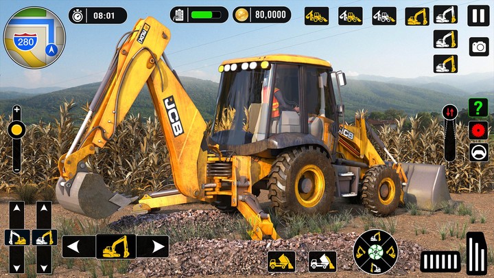 JCB Construction Driving Game screenshot image 4_Popularmodapk.com