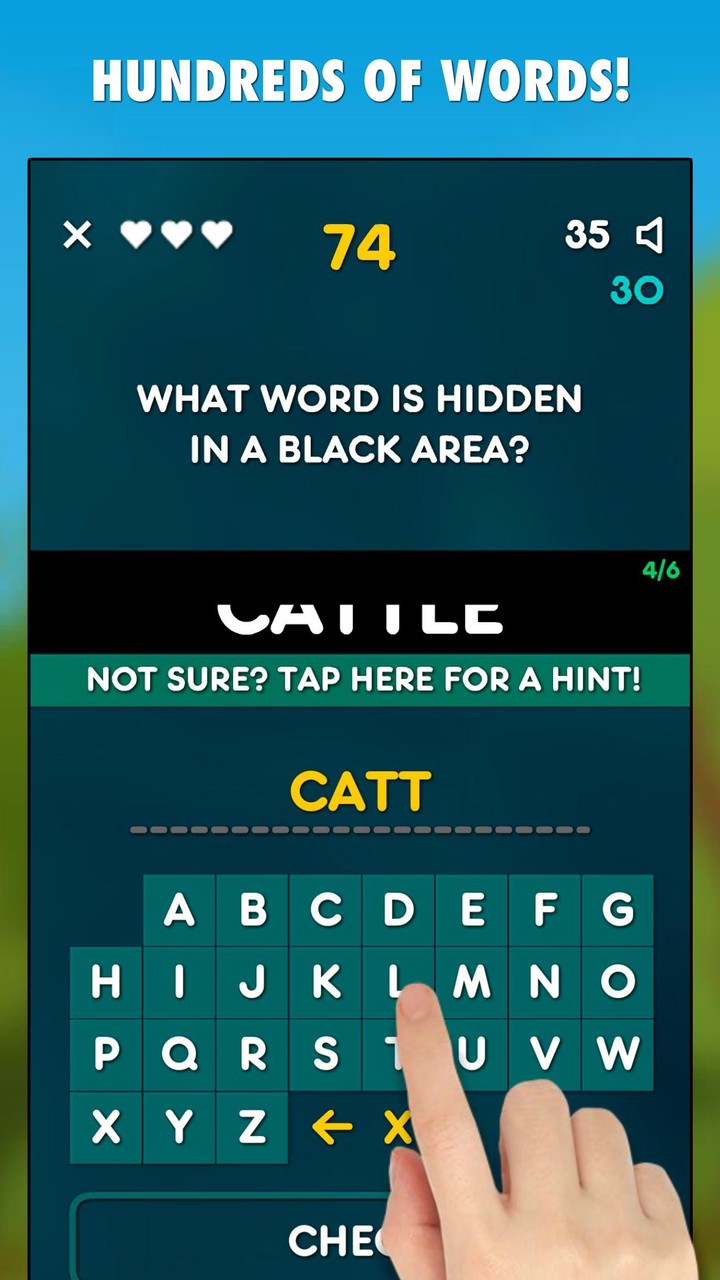 Hidden Word Brain Exercise screenshot image 2_Popularmodapk.com