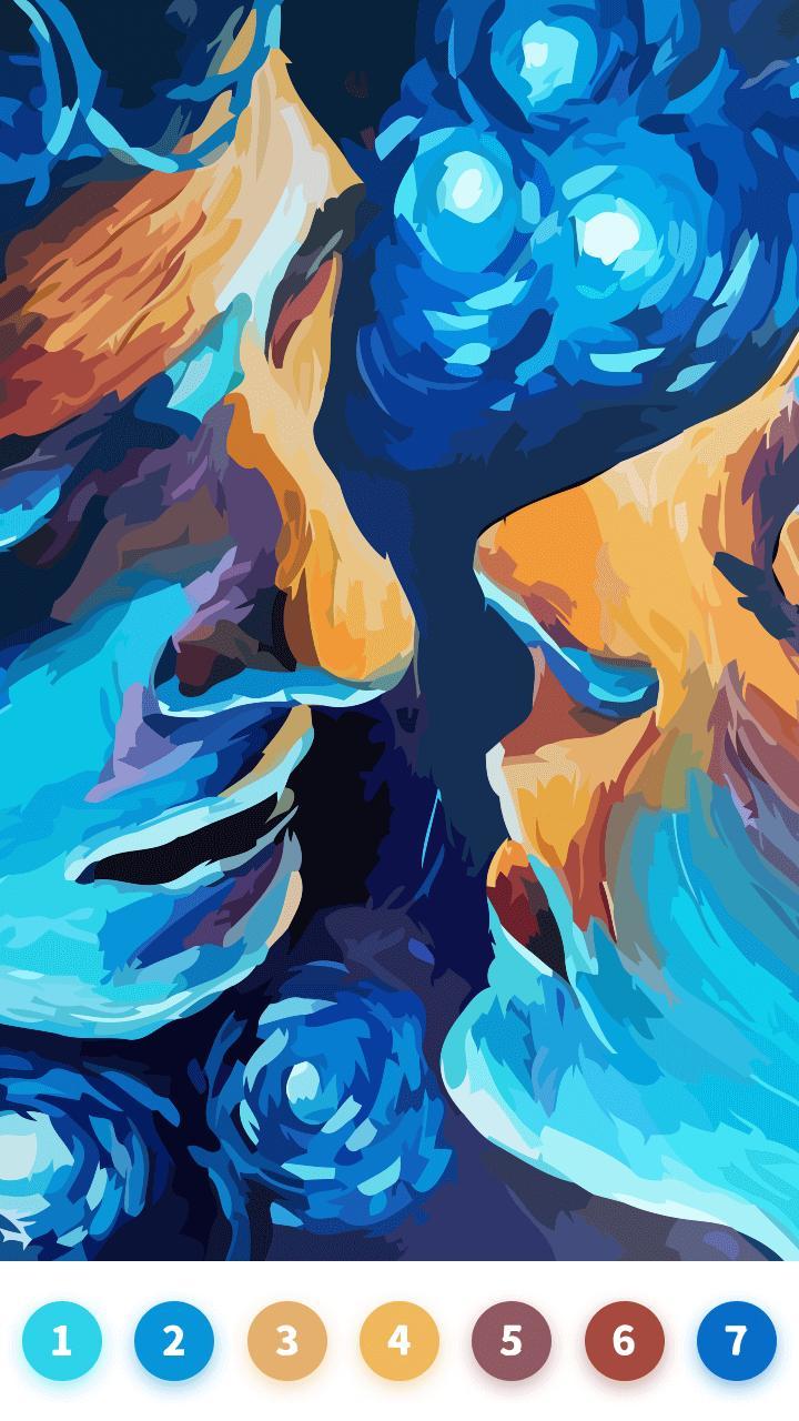 Valentine Paint by Number Game screenshot image 1_Popularmodapk.com