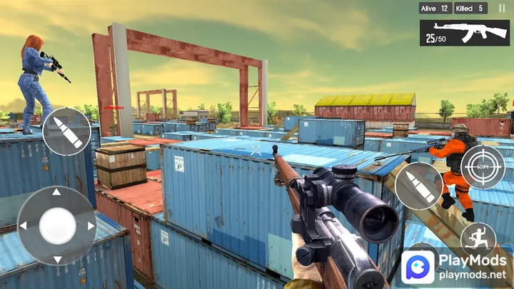 FPS Commando 3D<span>(Unlock all levels)</span> screenshot image 2_Popularmodapk.com