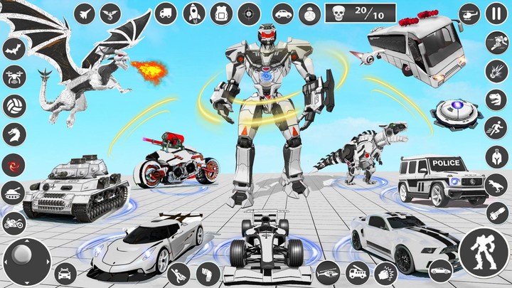 Dragon Robot Car Transform screenshot image 5_Popularmodapk.com
