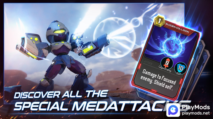 MEDABOTS: Card Battle RPG Game<span>(No Ads)</span> screenshot image 5_Popularmodapk.com