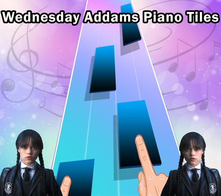 Wednesday Addams  piano tiles screenshot image 2_Popularmodapk.com