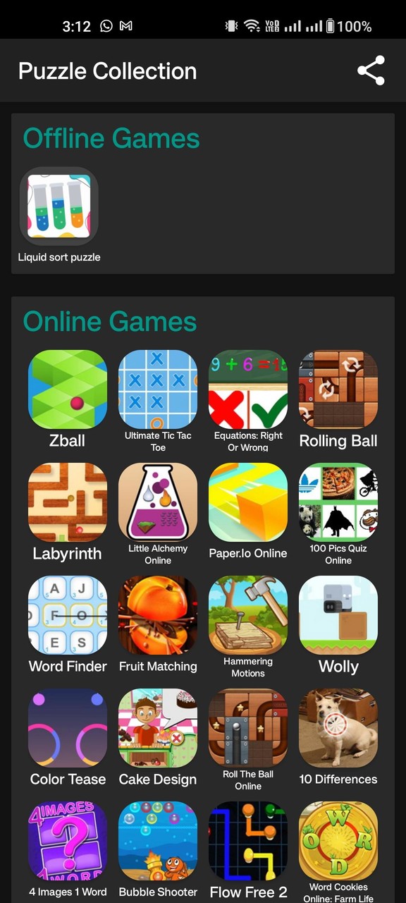 Puzzle Game Collection screenshot image 1_Popularmodapk.com