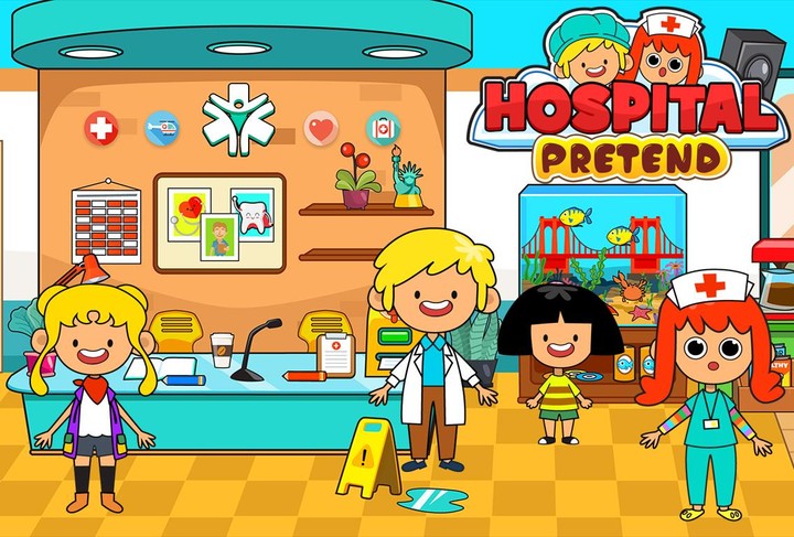 My Pretend Hospital Town Life screenshot image 2_Popularmodapk.com