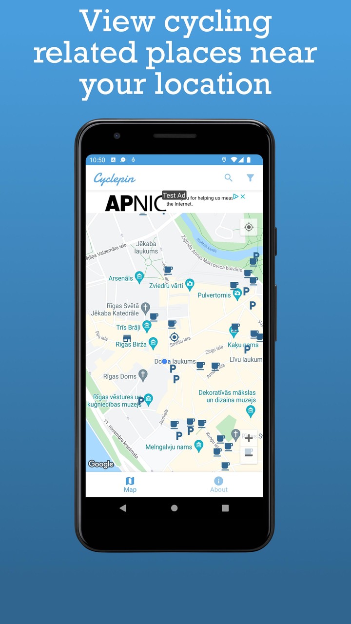 Cyclepin - cycling map screenshot image 1_Popularmodapk.com