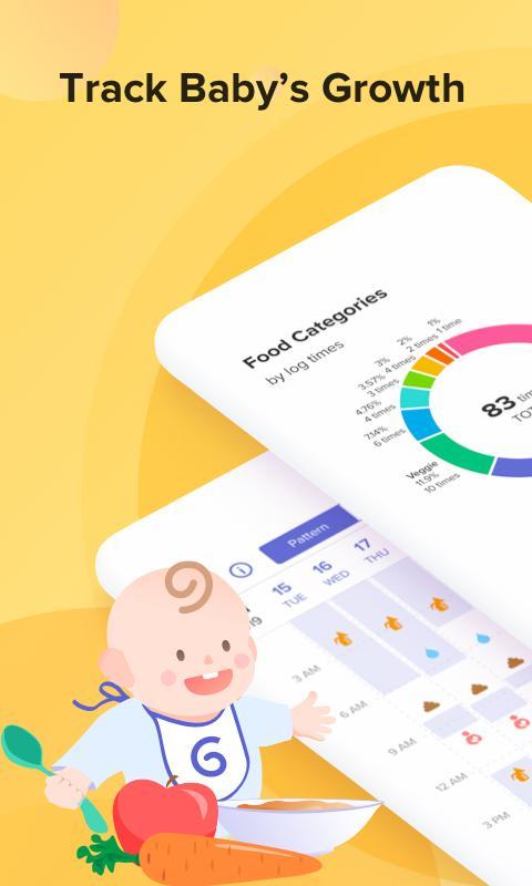 GLOW. Baby Tracker & Feeding, Diaper, Sleep Log screenshot image 3_Popularmodapk.com