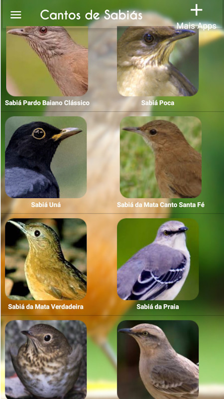 Cantos de Sabiás screenshot image 3_Popularmodapk.com