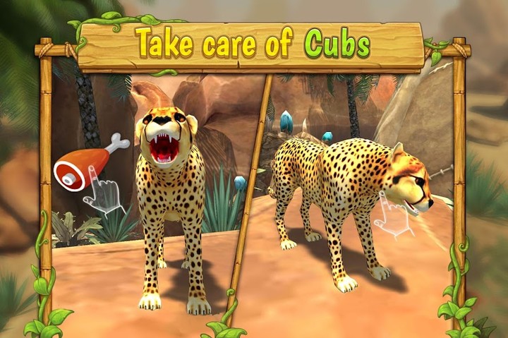 Cheetah Family Sim - Animal Simulator<span>(Unlimited money)</span> screenshot image 4_Popularmodapk.com