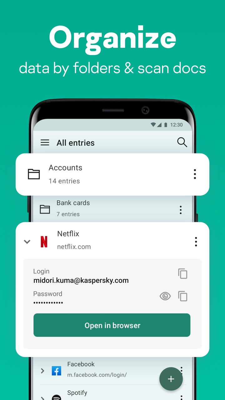 Kaspersky Password Manager screenshot image 1_Popularmodapk.com