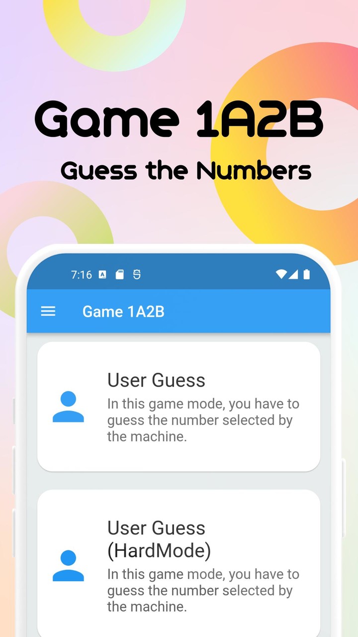 1A2B (a game like Mastermind) screenshot image 1_Popularmodapk.com