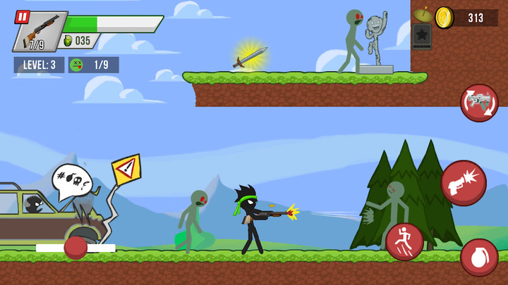 Stick vs Zombies<span>(Unlimited Money)</span> screenshot image 1_Popularmodapk.com