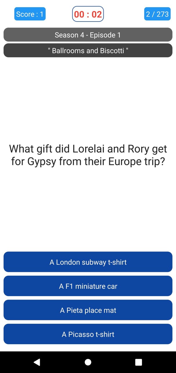 Gilmore Girls Quiz screenshot image 3_Popularmodapk.com