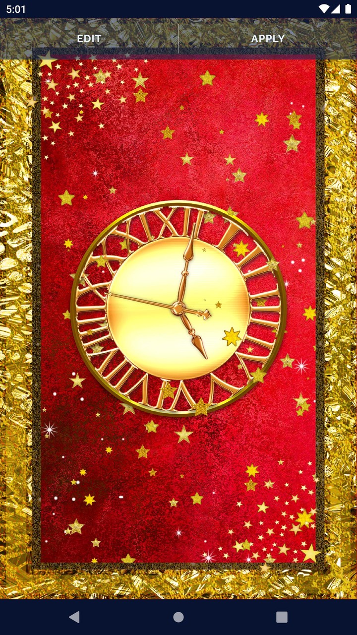 Gold Stars Live Wallpaper screenshot image 3_Popularmodapk.com
