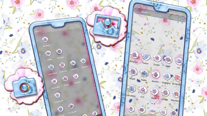 Floral Flowers Theme screenshot image 3_Popularmodapk.com