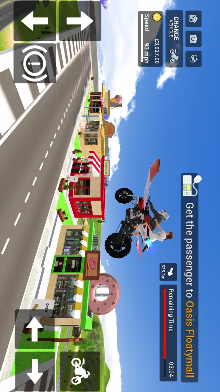 Flying Motorbike Simulator(Large gold coins) screenshot image 12_Popularmodapk.com