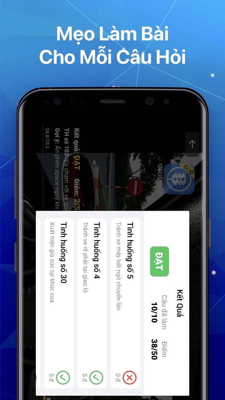 120 Câu Mô Phỏng GPLX B2 C D F screenshot image 2_Popularmodapk.com