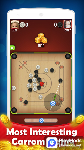 Carrom Board Disc Pool Game<span>(No Ads)</span> screenshot image 1_Popularmodapk.com