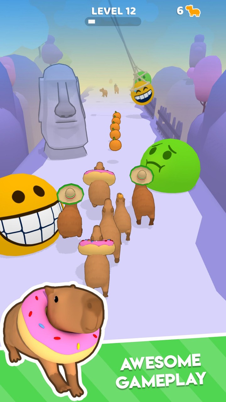 Capybara Rush screenshot image 2_Popularmodapk.com