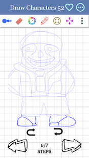 How to Draw Sans<span>(No Ads)</span> screenshot image 11_Popularmodapk.com