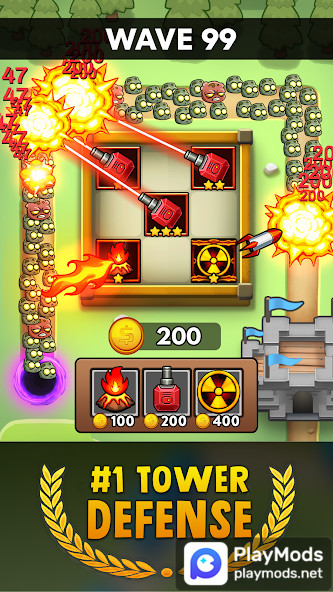 Merge Clash: Tower Defense TD<span>(Unlimited Gems)</span> screenshot image 2_Popularmodapk.com