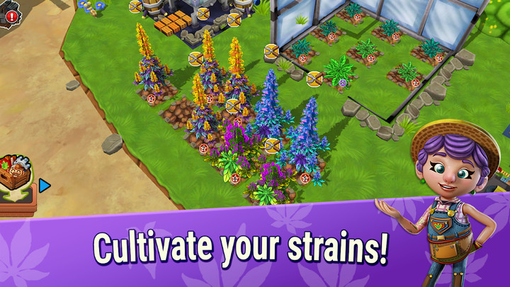 CannaFarm: Idle Weed Farming screenshot image 4_Popularmodapk.com