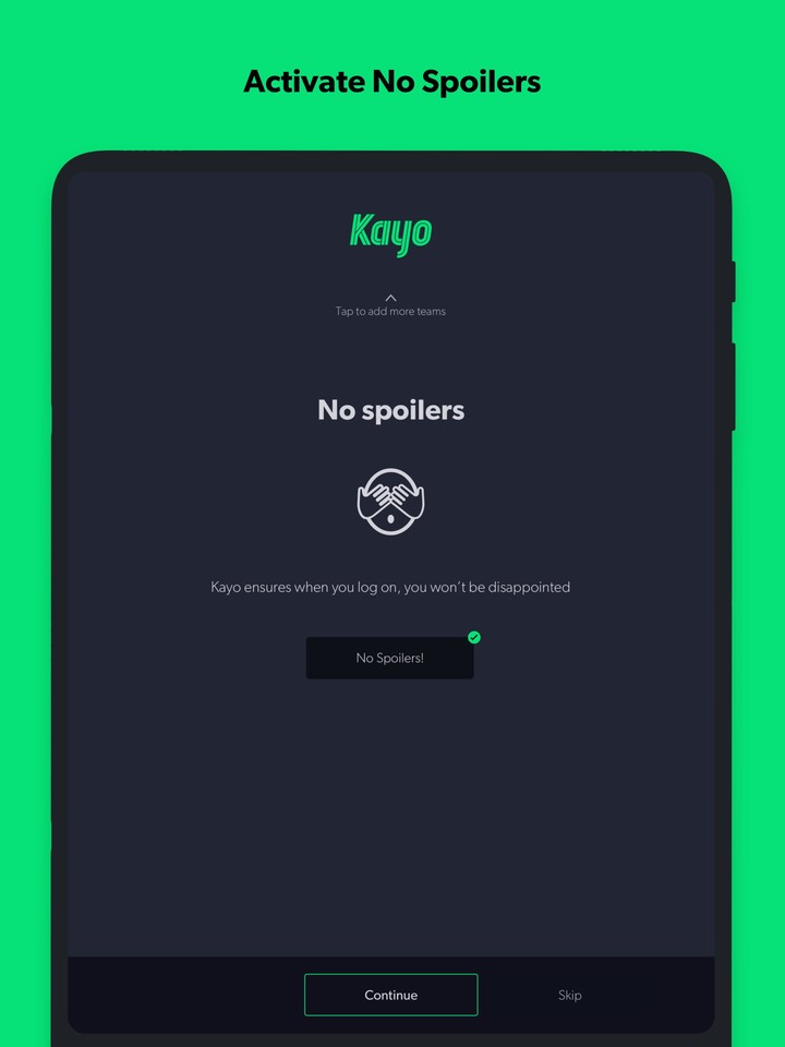 Kayo Sports - for Android TV screenshot image 36_Popularmodapk.com
