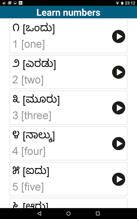 Learn Kannada - 50 languages screenshot image 16_Popularmodapk.com