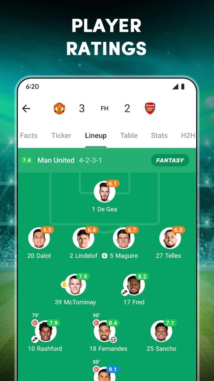 Football TV Live Score HD screenshot image 5_Popularmodapk.com
