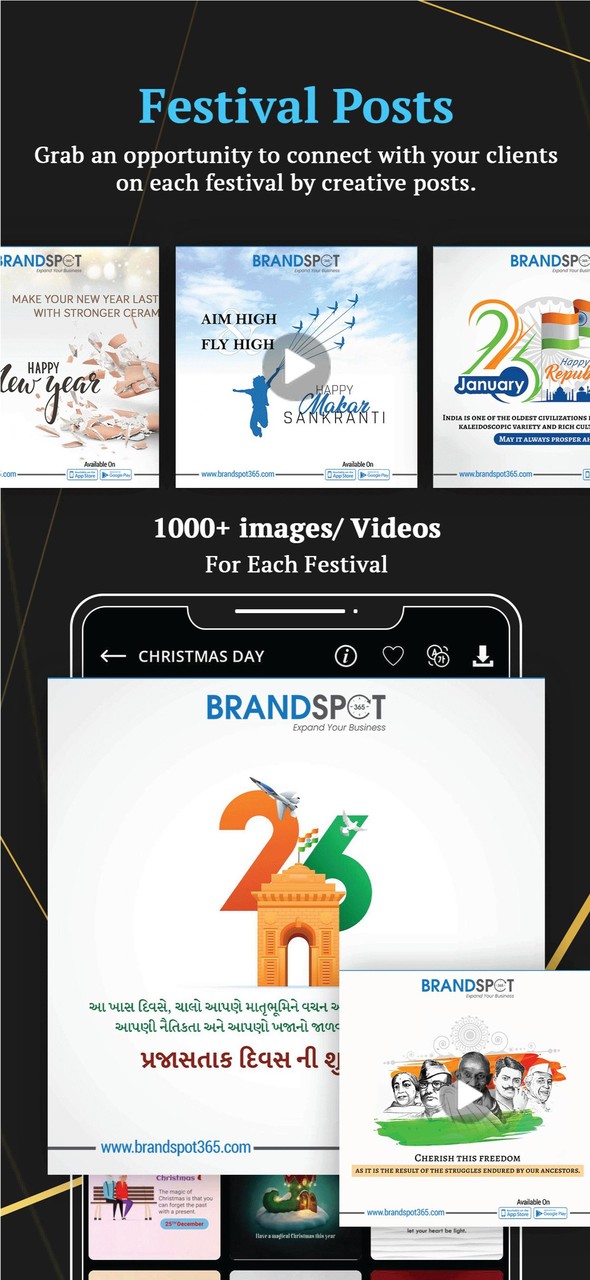 Brandspot365: Poster Maker screenshot image 3_Popularmodapk.com