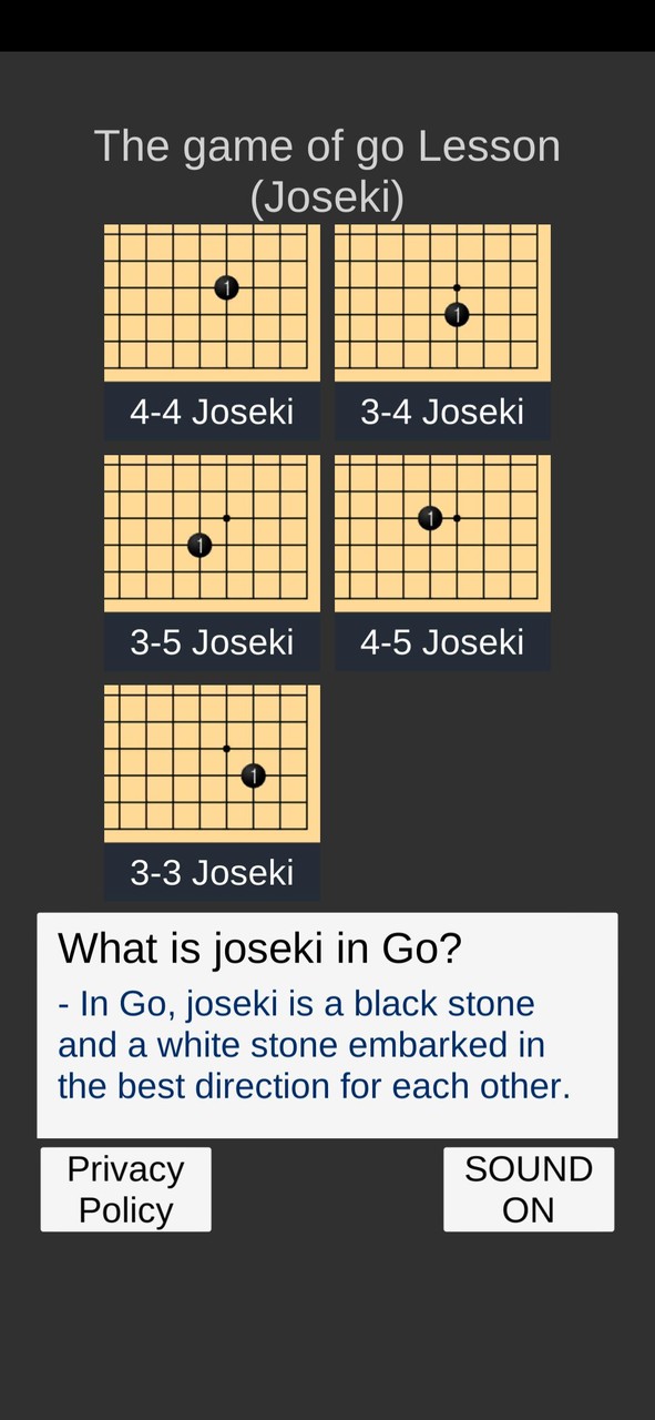 Go Game Lesson (Joseki) screenshot image 8_Popularmodapk.com