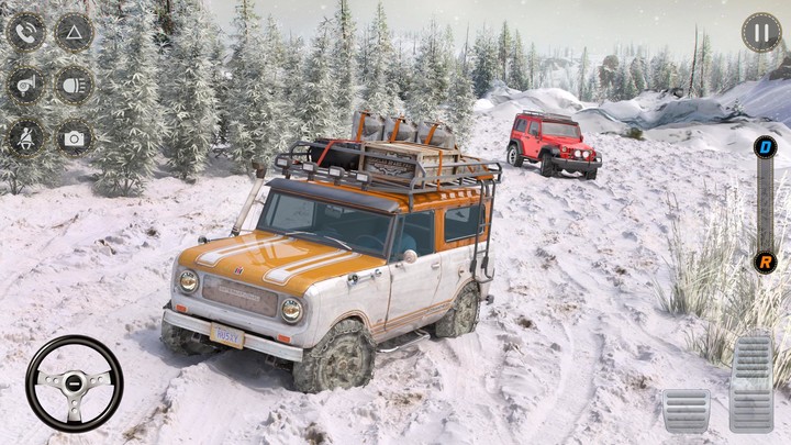 Offroad Snow Mud Truck Runner screenshot image 2_Popularmodapk.com