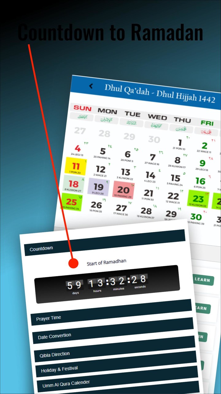 Hijri Calender 1444 screenshot image 8_Popularmodapk.com
